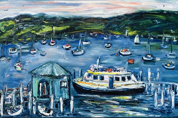Palm Beach Ferry 120cm x 76cm